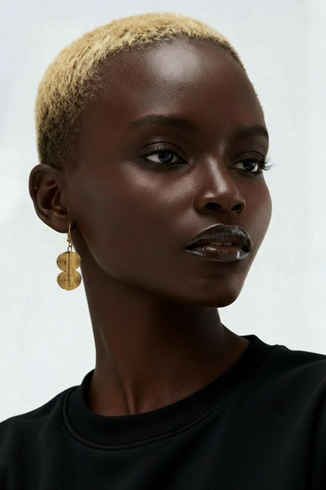 Boucles d'oreilles cacahuètes Aïssa