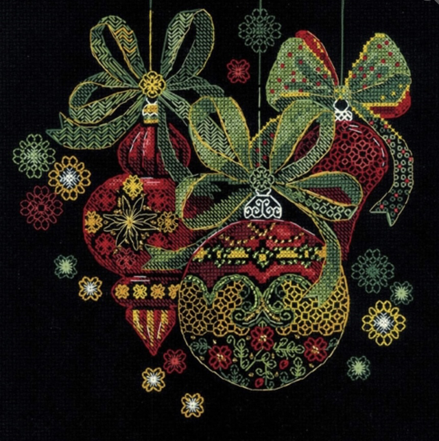 RIOLIS Holiday Ornaments Counted Cross Stitch Kit