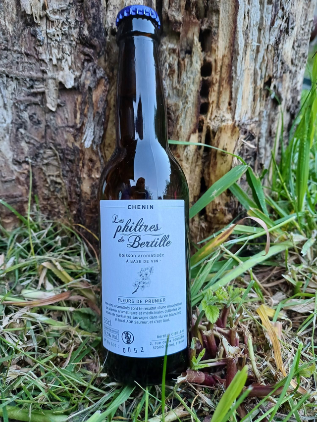 Vin blanc fleurs de prunier 33cl