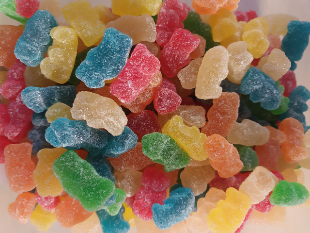 MINI OURSONS SUCRÉE  (VENDU PAR 100G)