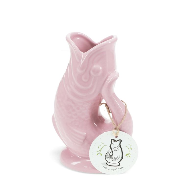 Fish glug jug pink