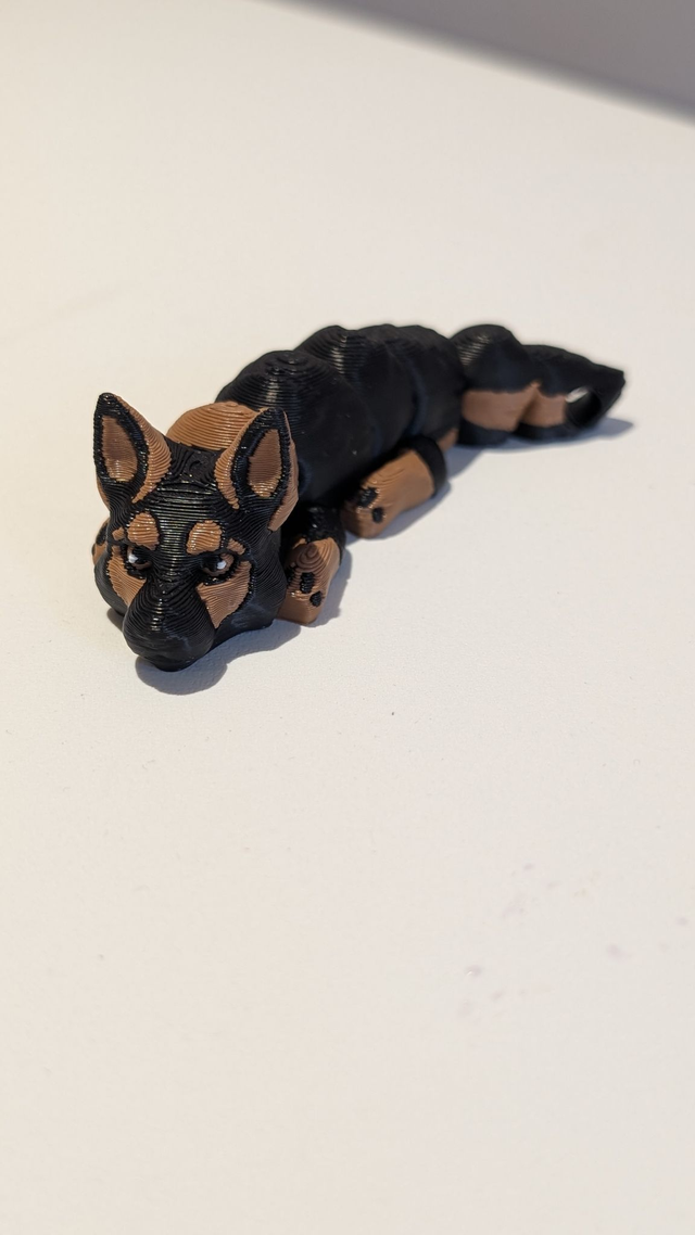 German Shepard Flexi Figure