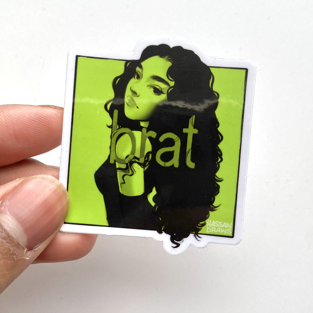 Bratty Album Sticker