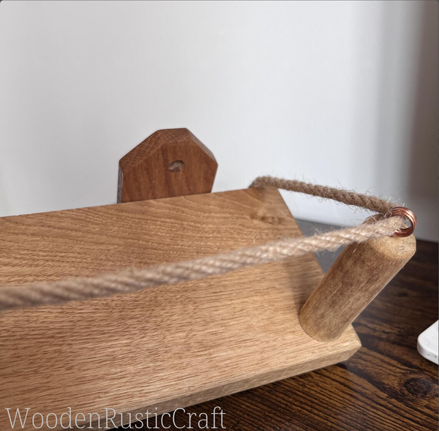 Oak Kitchen Spice Shelf