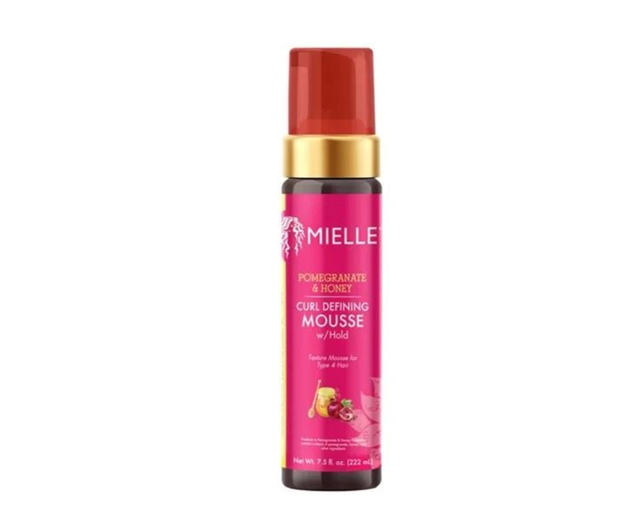 MIELLE: POMEGRANATE &amp; HONEY - CURL DEFINING MOUSSE (HOLD) 7.5OZ