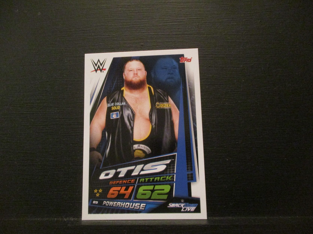Otis - Smackdown Live Slam Attax Universe Original Trading Card #89