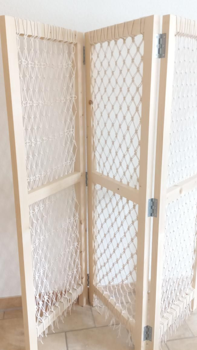Paravent macramé