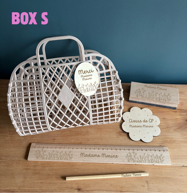 Box S &quot;Fleurs&quot;- Personnalisable