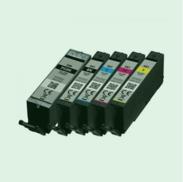 PACK 580 581 CANON  5 cartouches compatible CCP00081