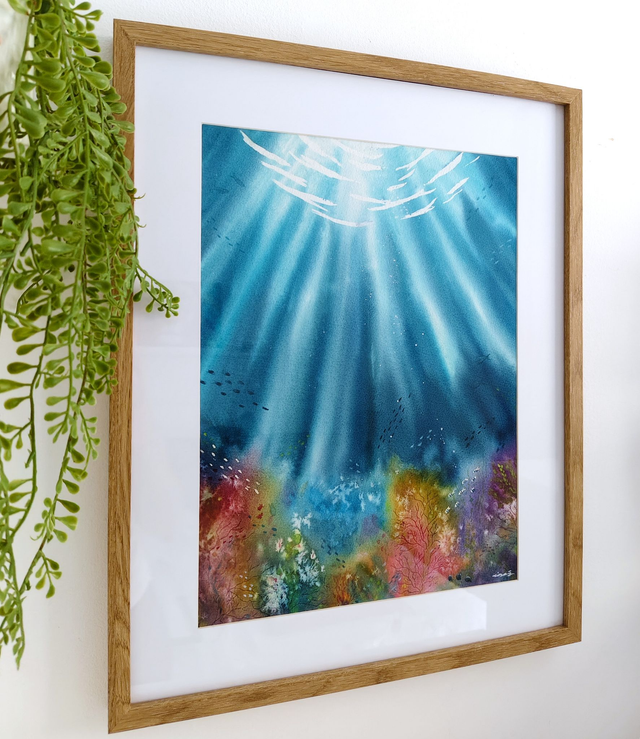 Luces de Coral - 31x41 cm