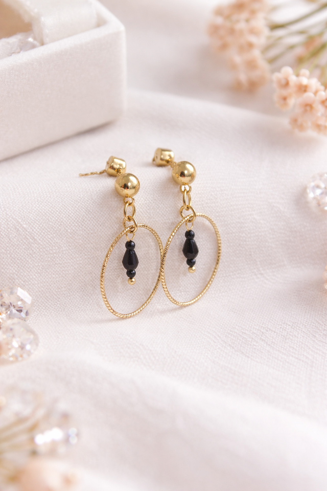 Boucles d'oreille "Cercle d'étincelles"