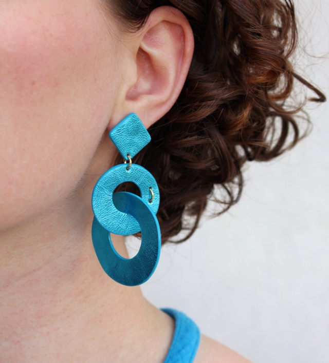 Bao • turquoise métallisé