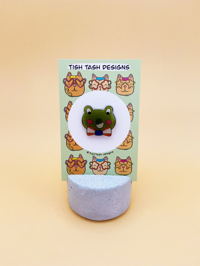 Frog mini pin