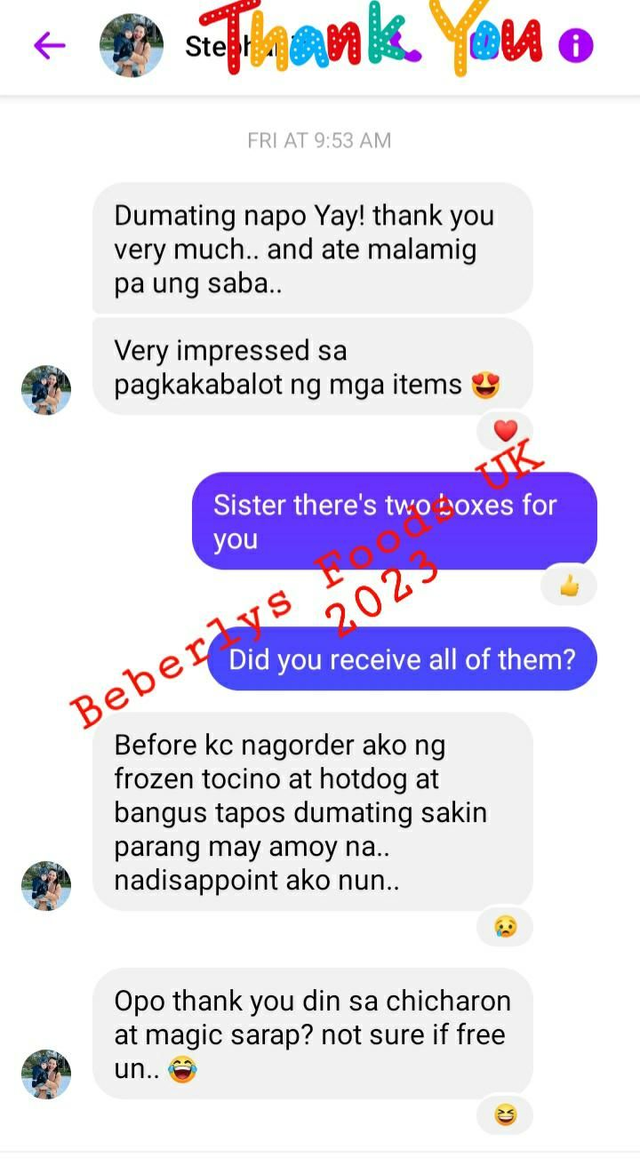 From Customer: Stephanie ( London England May 2023)