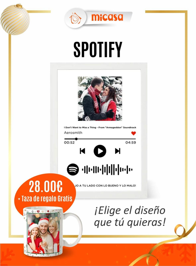 PACK Spotify+ TAZA DE REGALO  