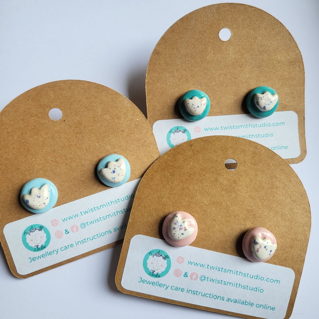 Tulip Stud Earrings - 3 colourways available