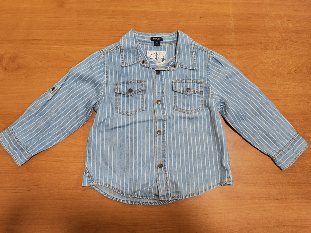 Chemise rayée 2 ans