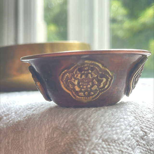 Tibetisches Räuchergefäß Kupfer 