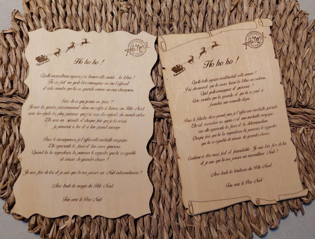 Lettre du Père Noël "Tétine"