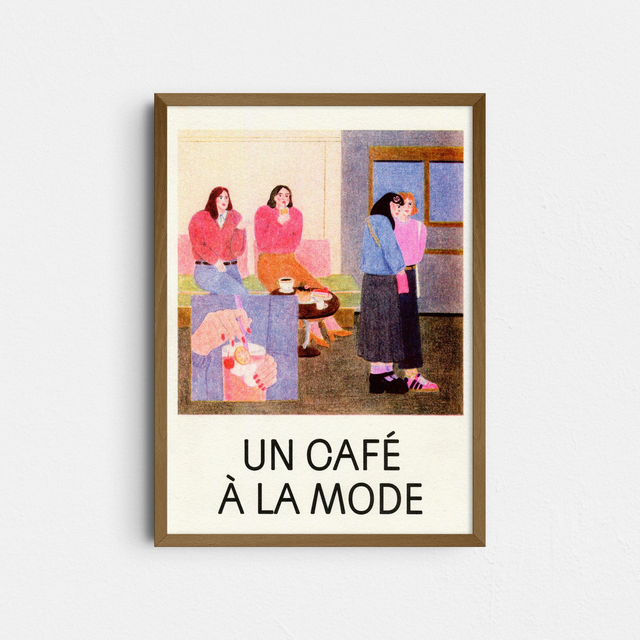 Un café à la mode (risographie format A5)