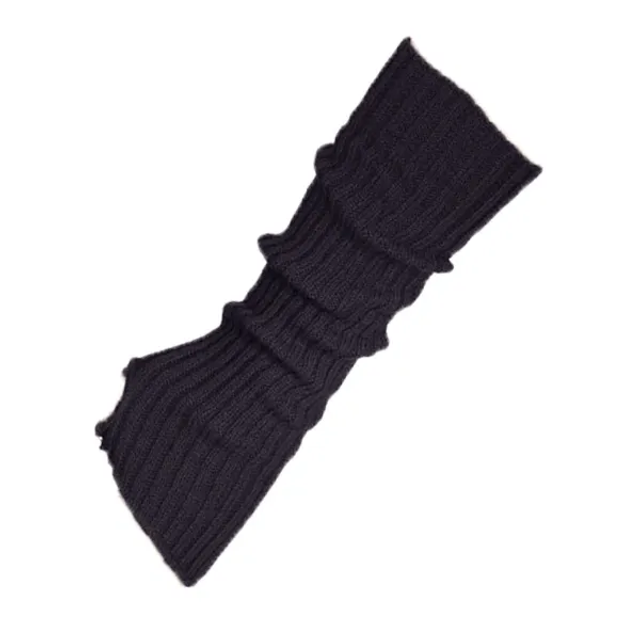 Black Stirrup Leg Warmers 40cm