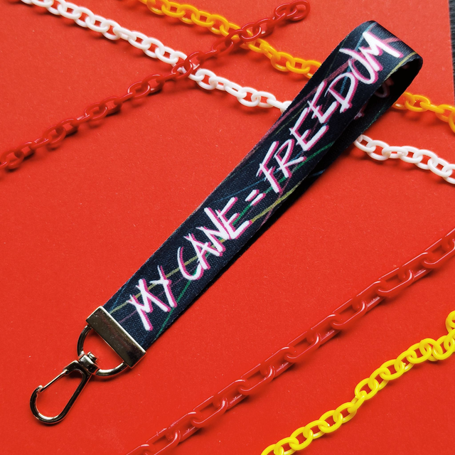 My cane = My Freedom - Lanyard  - [LYD-C=F]