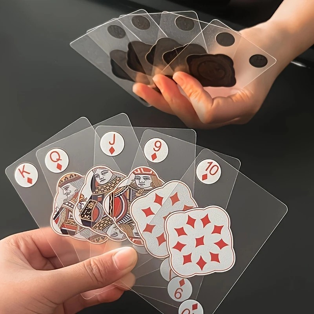 Innovative PVC Transparent Plastic Playing Cards