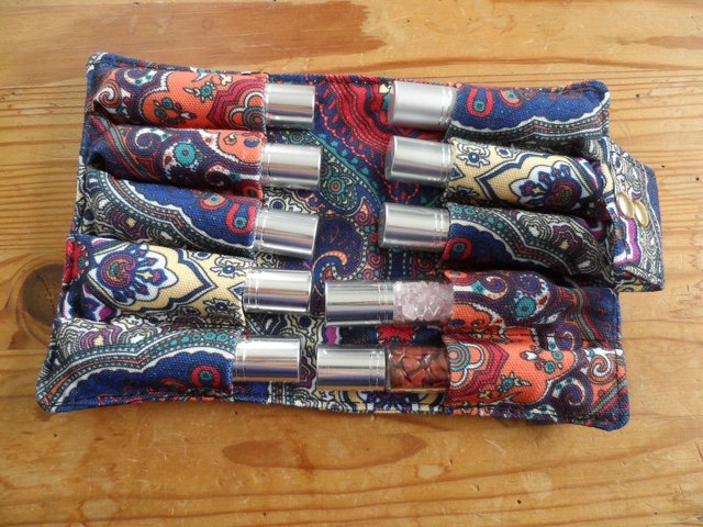 Pochette étui en toile pour roll'on