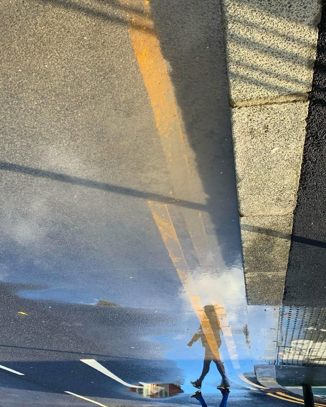 East Croydon Reflection - Mounted Photo Print 