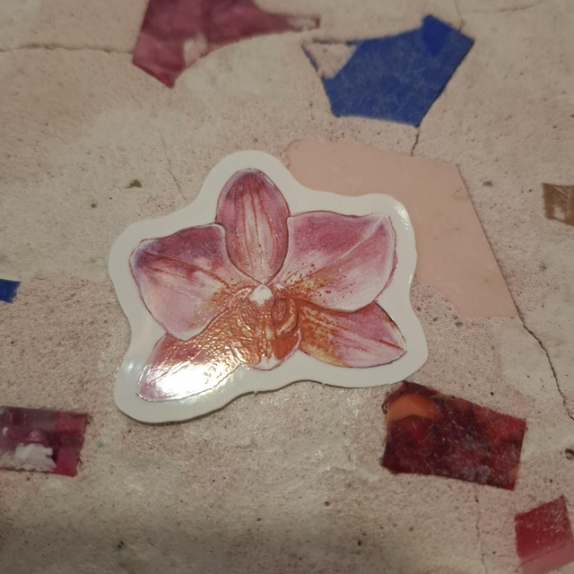 Maa6 sticker orchidee
