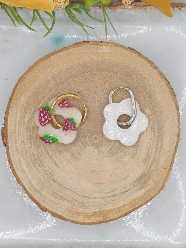 Fleurs Amaya raisin blanc réversible