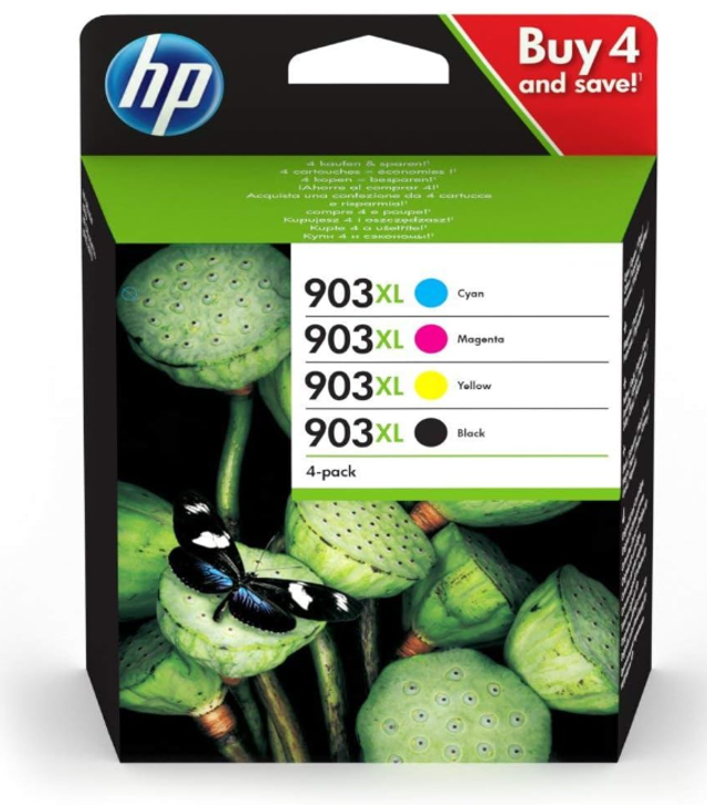 Pack 903 xl 4 couleurs cyan magenta yellow black 903XLCCCCOID