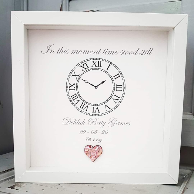 In these moments time stood still | New baby gift | Christening gift | Mother&#039;s day gift | Gifts for her