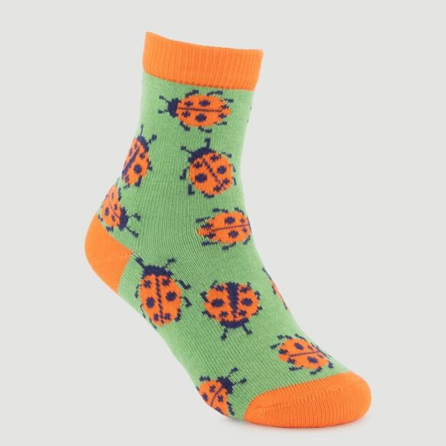 Organic Cotton Socks Kids Ladybug Verdi Fair Trade Product