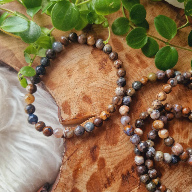 Pietersite 6mm Beaded Bracelet 