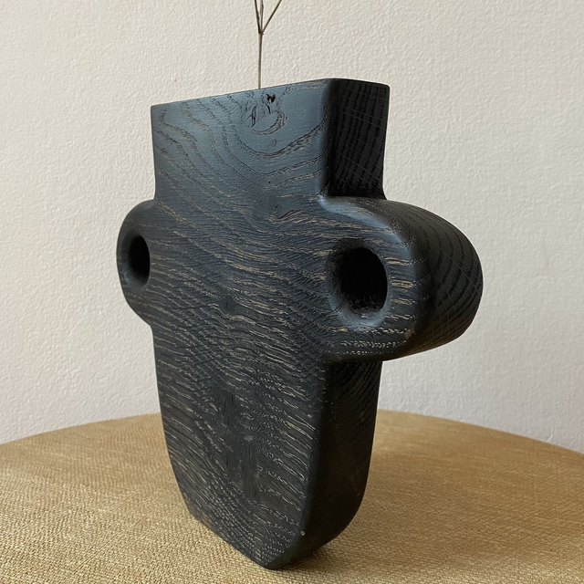 Soliflore Oreille, Chêne ébonisé