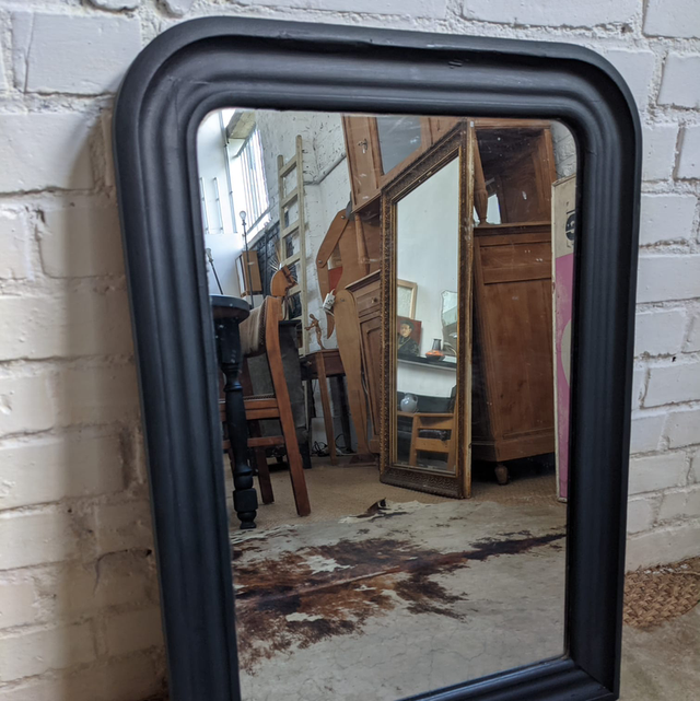 Miroir Louis Philippe noir