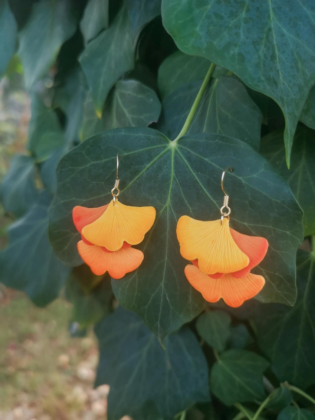 Collection Florale Vent d'automne - Boucles d'oreilles Ludivine