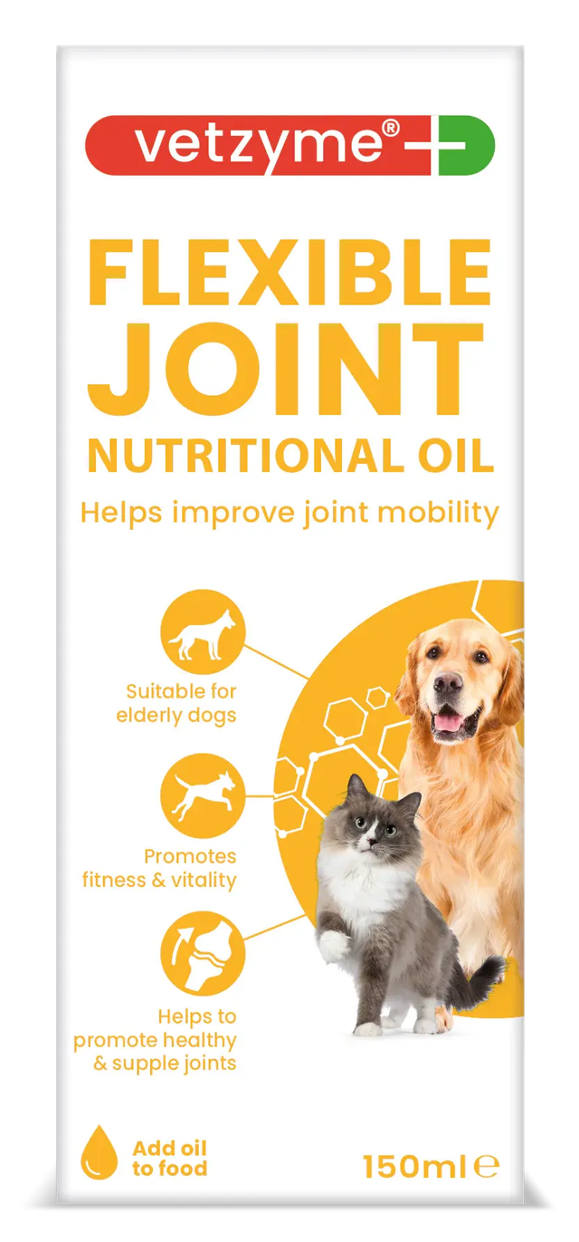 Vetzyme Papildas Sąnariams (Aliejus, 150ml) FLEXIBLE Joint