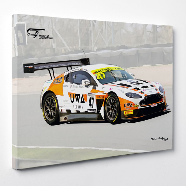 C180407 Aston Martin AMR V12 Vantage GT3 British GT 18 Jetstream #47 OLPK