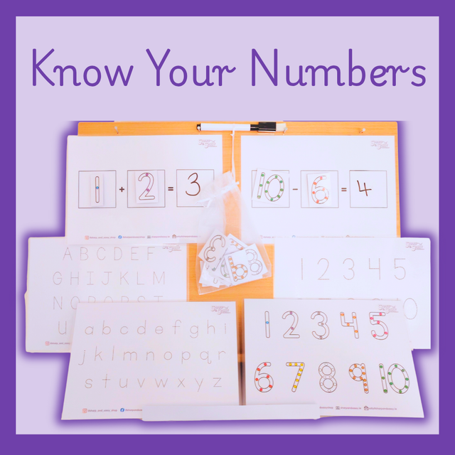 Know Your Numbers Activity Pack 