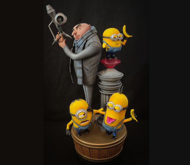 MOI MOCHE &amp; MECHANT Peint 1/6e. VENDU [dispo à la commande]