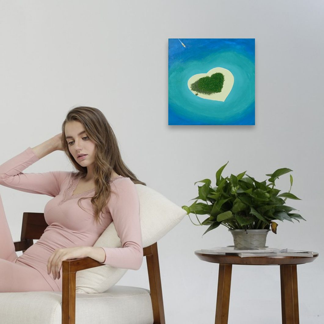 Canvas cm 30 x 30 "Luglio"