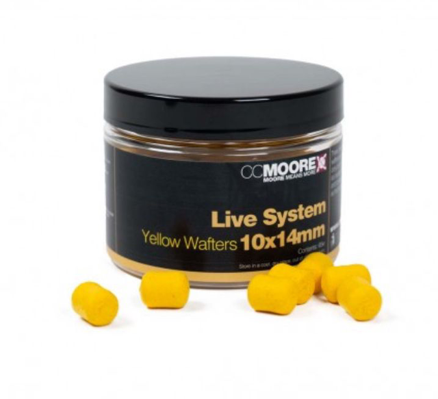 CC Moore Live System Yellow Wafters 10x14mm