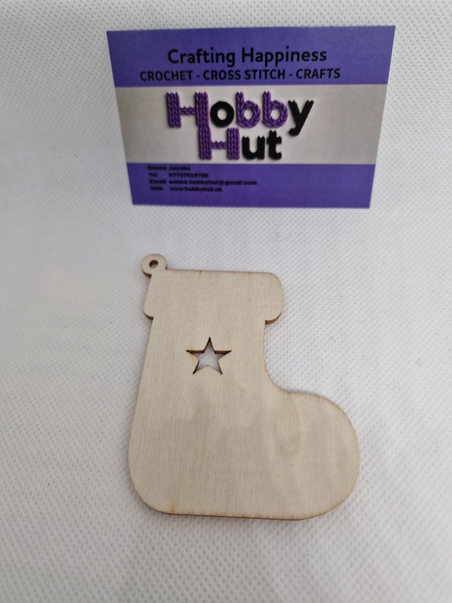 Paint-Your-Own Christmas Stocking Decoration