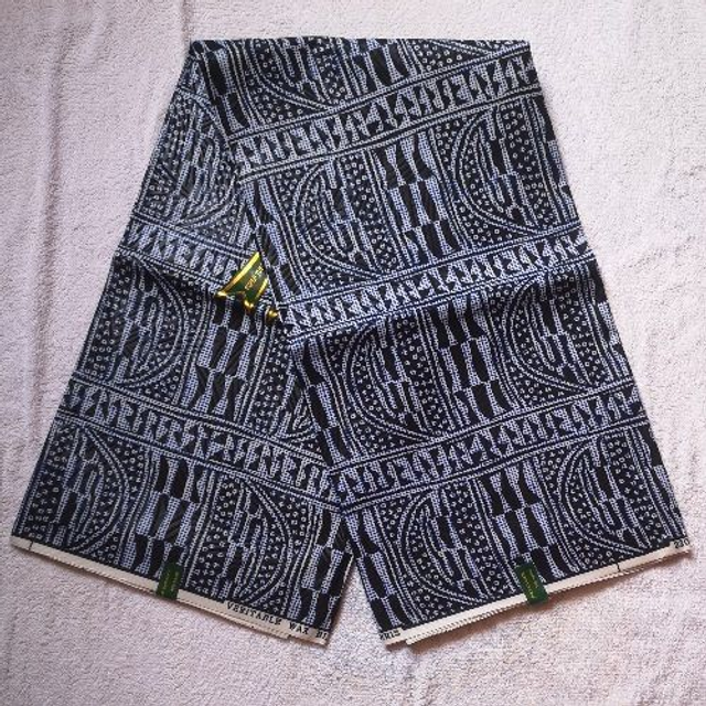 Tissu pagne wax africain, Ndop 6 yard en coton
