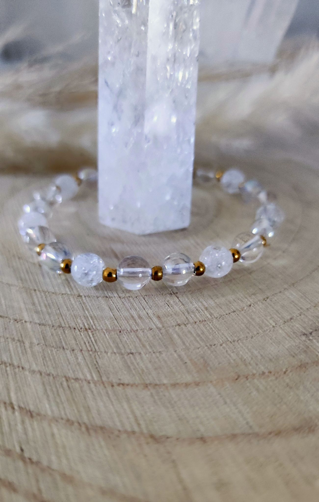 Bracelet "Nouveau départ" Cristal de roche