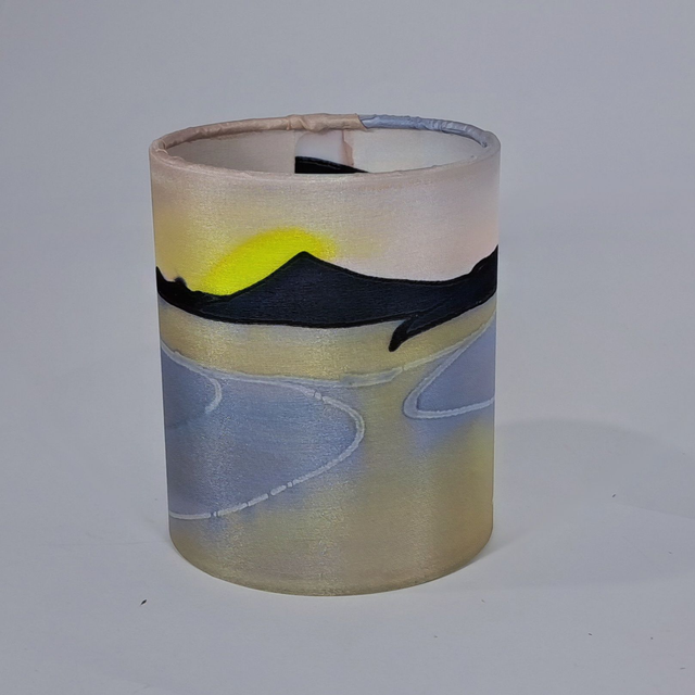 View from Downings silk tealight holder   
