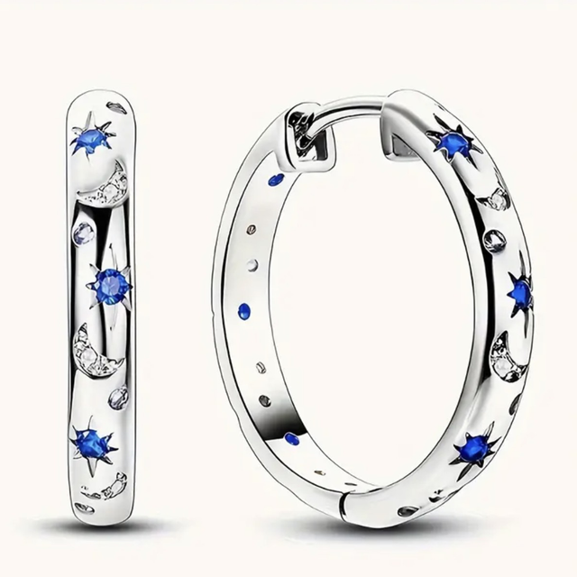 Midnight Constellation Hoops