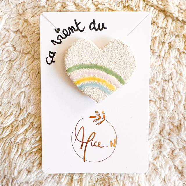 Broche « ça vient du coeur » 05